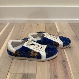 Katy Perry Rizzo white and blue sneakers Sz 6